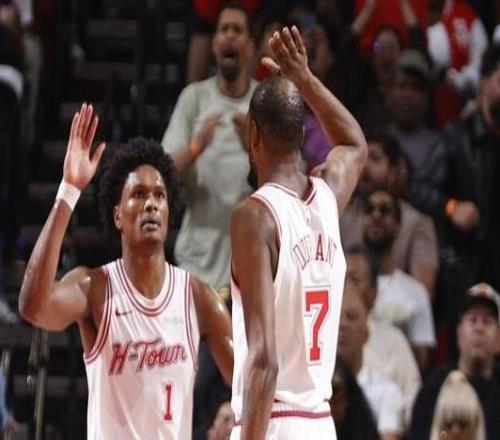 本赛季球员总出场时间榜：阿门居首前四名中有三名火箭球员