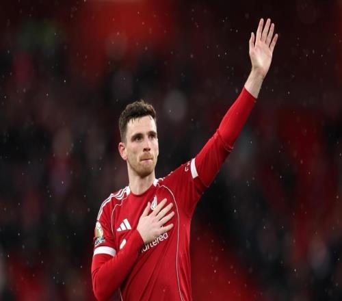 深情致謝，羅伯遜更新個(gè)人社媒：謝謝你，安菲爾德