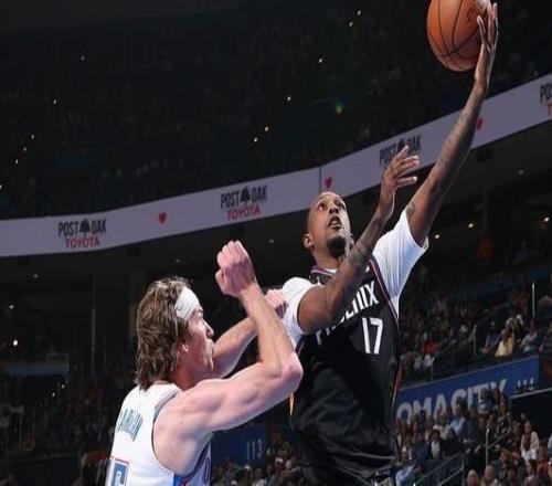 布耶27+9卡爾森26+10太陽客場(chǎng)大勝雷霆