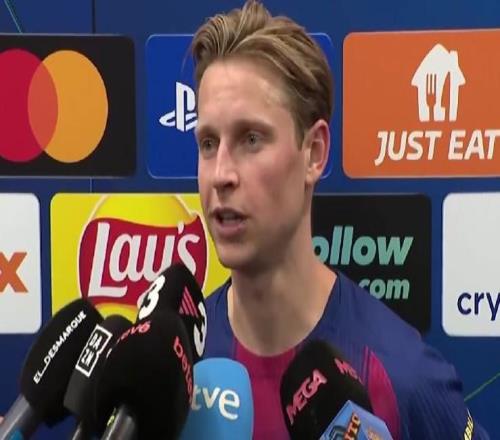 德容：两场比赛我们都是更具统治力的一方，细节决定了胜负