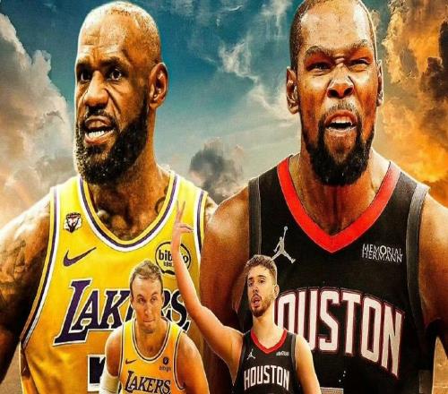 湖人VS火箭，詹姆斯VS杜蘭特