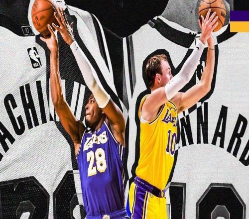 八村壘44.3%肯納德47.8%，兩人均打破湖人賽季三分命中率紀(jì)錄