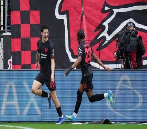 曼城盯上勒沃庫(kù)森20歲中場(chǎng)：1200萬歐簽下的德國(guó)新星