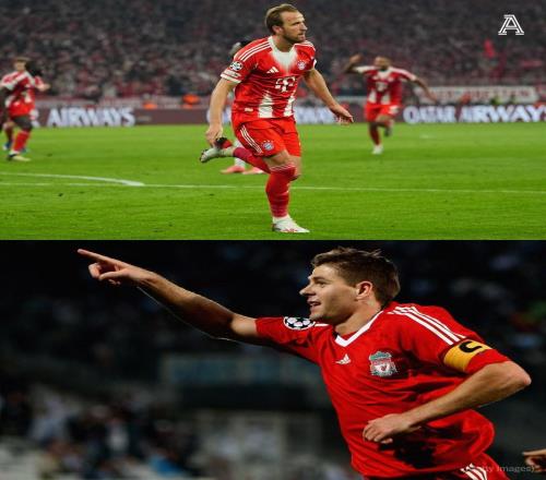 繼杰拉德之后，凱恩是第二位連續(xù)5場歐冠進(jìn)球的英格蘭球員