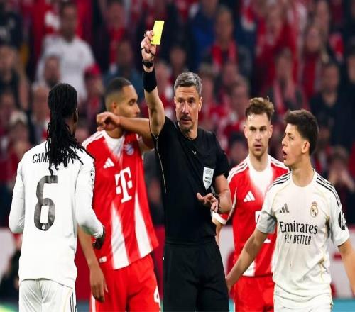 皇馬TV：卡馬文加第二張黃牌太冤，他只是想拖延拜仁開球時(shí)間