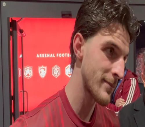 賴斯：目睹曼城捧杯內(nèi)心有一團(tuán)火，想在周末徹底洗刷這種遺憾