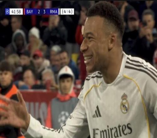 10球，姆巴佩成為首位單賽季歐冠客場進(jìn)球上雙的球員