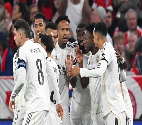 皇馬連續(xù)兩個賽季無緣歐冠半決賽，與此前14個賽季持平