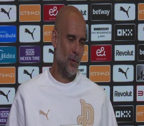 瓜帥：阿森納幾乎整個(gè)賽季都是領(lǐng)頭羊，我為能挑戰(zhàn)他們而自豪