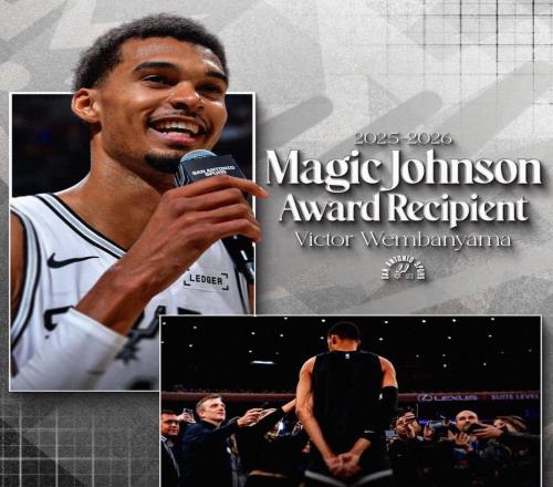 文班亞馬拿獎(jiǎng)：馬刺的媒體課沒白上