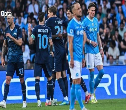 終結對手主場不敗，拉齊奧客戰(zhàn)那不勒斯4連勝成意甲歷史第一隊
