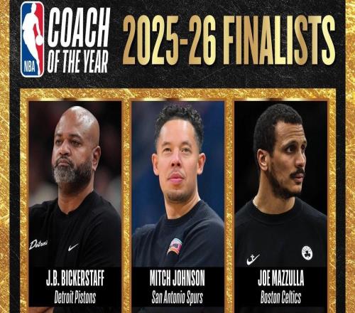 NBA年度最佳教練最終候選：比克斯塔夫、米奇約翰遜、馬祖拉