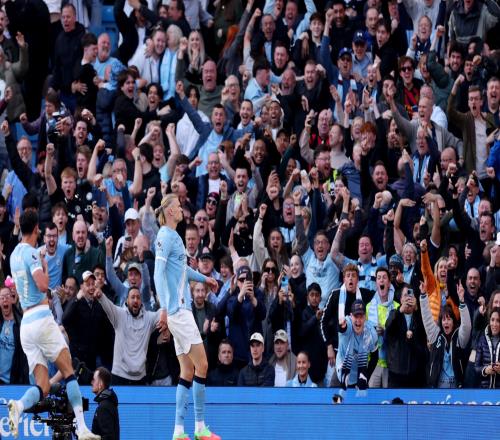 哈蘭德英超對(duì)槍手進(jìn)6球，兩隊(duì)間比賽僅阿圭羅和德布勞內(nèi)更多