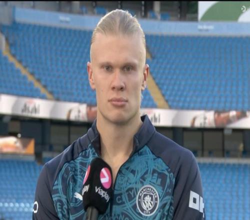 哈蘭德談與加布對抗：如果我倒地，我覺得應(yīng)該是一張紅牌