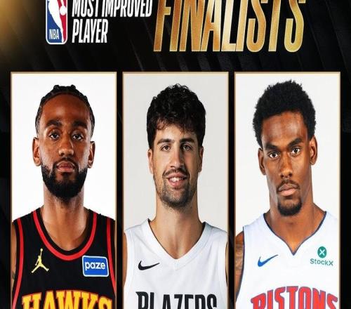 NBA年度進步最快球員最終候選：亞歷山大沃克、阿夫迪亞、杜倫