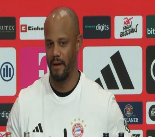 孔帕尼：很遺憾格納布里因傷缺陣，積極的是穆西亞拉狀態(tài)不錯