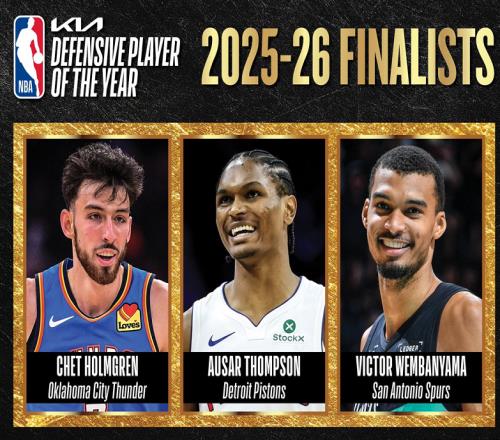 官宣！常規(guī)賽DPOY出爐，文班亞馬創(chuàng)神級紀(jì)錄