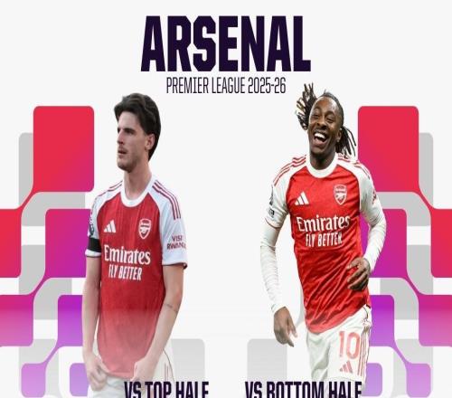 12勝3平，阿森納本賽季對(duì)陣積分榜下半?yún)^(qū)球隊(duì)勝率80%