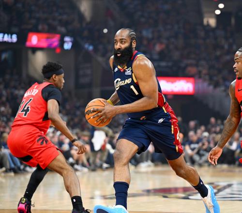 騎士115105擊敗猛龍！系列賽20，哈登創(chuàng)80年NBA紀錄，前無古人