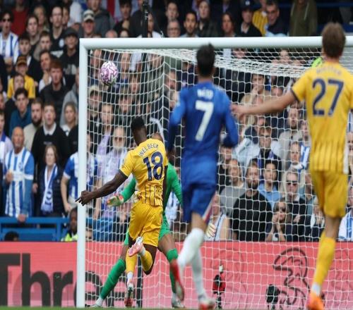 自2223賽季以來，布萊頓與切爾西的7場聯(lián)賽中有6場進(jìn)2+球