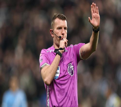 英超第34輪裁判：巴羅特執(zhí)法槍手vs紐卡，泰勒執(zhí)法狼隊vs熱刺