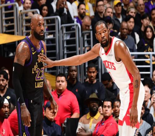 恥辱02！殘陣湖人爆冷，詹姆斯歷史第一，杜蘭特9失誤，火箭內(nèi)訌