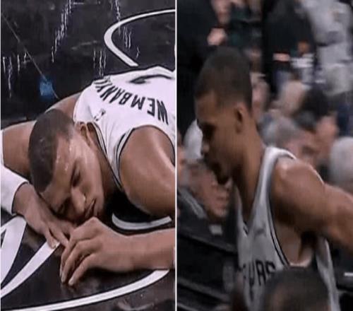 馬刺官宣：文班亞馬臉部重摔地板觸發(fā)腦震蕩保護協(xié)議提前退賽