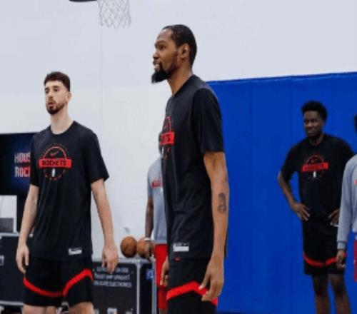 沒有上場時限！杜蘭特今日復出帶傷戰(zhàn)湖人：力爭率火箭扳平總比分