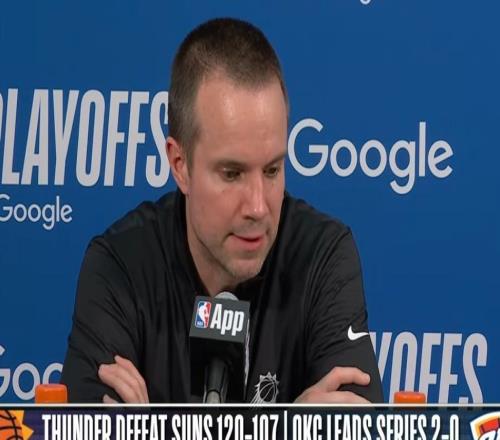 太陽主帥：季后賽該有季后賽的樣子，我們希望看到一致的判罰