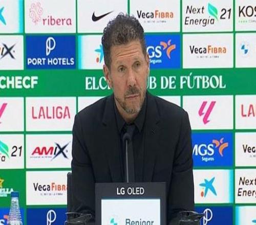 西蒙尼：球員們拼盡全力想至少帶走一分，責(zé)任全在我