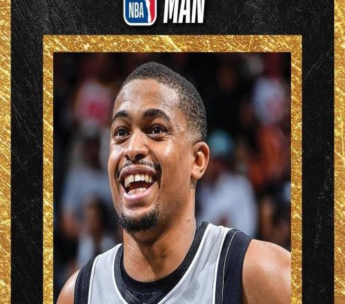 NBA官方：馬刺前鋒凱爾登約翰遜當(dāng)選賽季最佳第六人