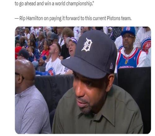 活塞破18年魔咒！全隊(duì)霸氣比1宣告覺醒面具俠場邊傳承五虎精神