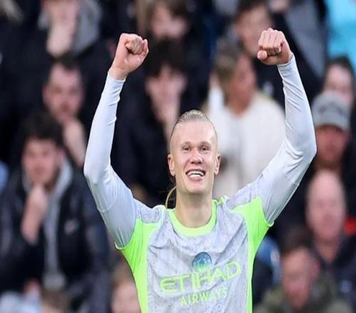 時(shí)隔244天重返英超第1！哈蘭德破門比肩紅魔傳奇，曼城10伯恩利