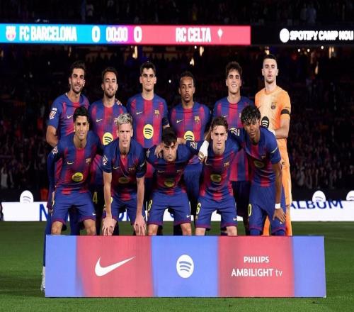 巴薩本賽季西甲前32輪拿82分，聯(lián)賽歷史同期并列第四