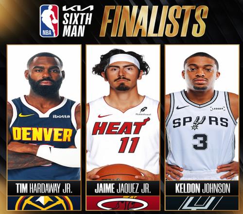 官宣！年度最佳第六人出爐，哈克斯73分完敗，馬刺新隊魂超越妖刀