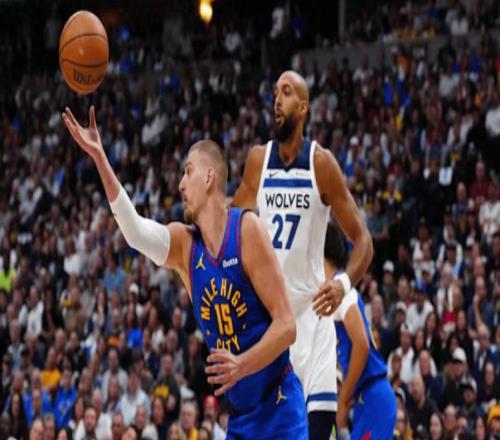 半場戰(zhàn)報4人上雙！森林狼6139狂虐掘金約基奇低迷掘金陷入絕境