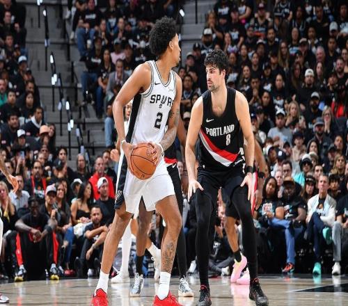 文班能不能打ESPN預(yù)測G3勝率：馬刺66.8%，開拓者33.2%