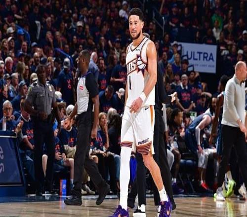 NBA官方：布克因公開批評裁判被罰款35000美元取消其G2技犯