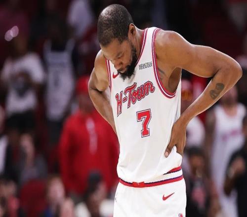 Shams：杜蘭特腳踝伴有骨挫傷，確認(rèn)缺席今日對陣湖人G4