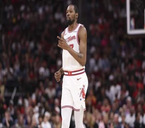 內(nèi)訌名記曝火箭球員不清楚KD怎么了阿門：我認(rèn)為他心情不錯(cuò)