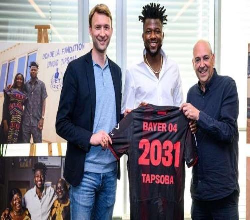 官方：勒沃庫(kù)森與中后衛(wèi)塔普索巴續(xù)約至2031年