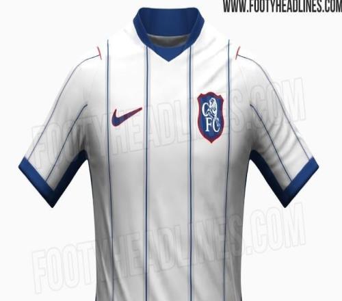 切爾西下賽季二客球衣：復(fù)古隊(duì)徽設(shè)計(jì)，靈感來自199294賽季