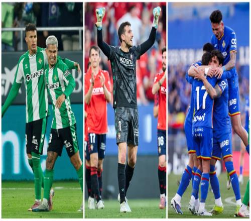 西甲聯(lián)賽進(jìn)入收官沖刺階段，歐戰(zhàn)席位之爭愈演愈烈