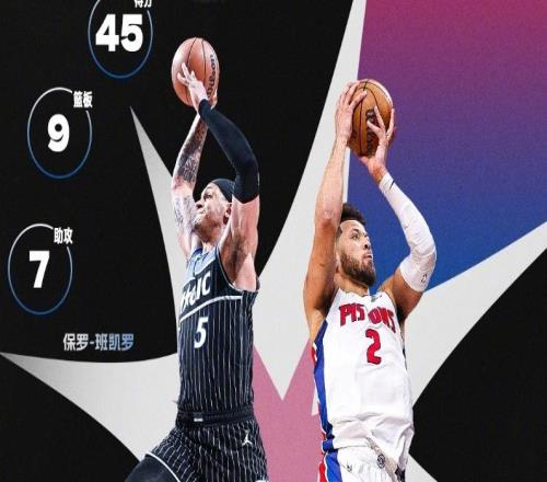 45分對(duì)飚45分！狀元秀大戰(zhàn)，活塞拒絕黑八奇跡！