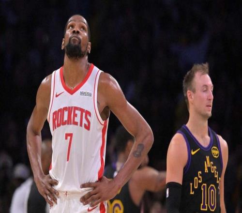 火箭隊(duì)再次將系列賽拖入第六場(chǎng)，凱文杜蘭特繼續(xù)缺陣