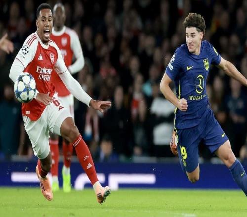 本賽季至今五大聯(lián)賽球隊(duì)出場數(shù)前二：阿森納57場，馬競55場