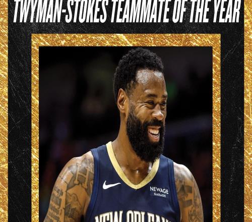 NBA官方：鵜鶘隊中鋒小喬丹當選本賽季最佳隊友獎