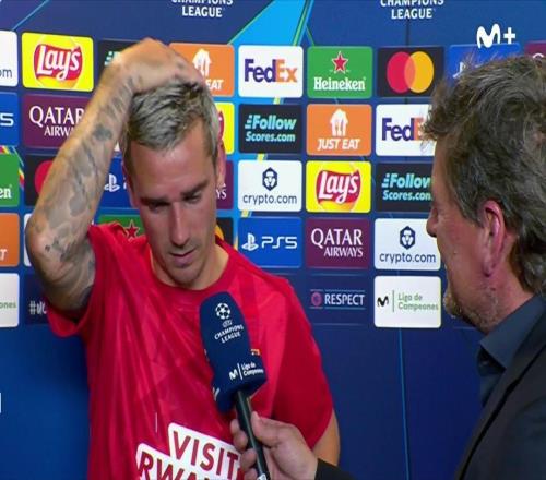 格列茲曼：我三次都沒(méi)能把球打進(jìn)，相信次回合球能進(jìn)