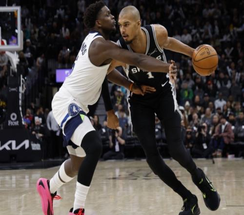 NBA次輪首組對陣出爐：馬刺vs森林狼本季交鋒馬刺12處下風