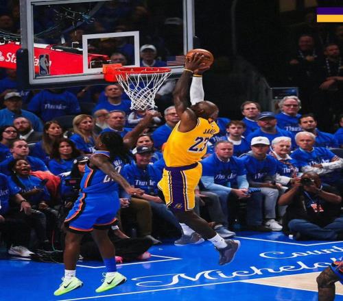 NBA季后賽：詹姆斯27分+湖人不敵雷霆，活塞10騎士占先機(jī)